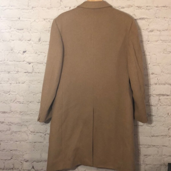 VINTAGE JOHN CHRISTIAN WOOL/CASHMERE TRENCH COAT - Picture 5 of 8